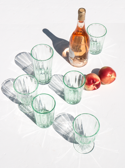 Abode Homewares by TarHong - Panel Bottle Green Shatterproof Plastic Drinkware Collection: Jumbo
