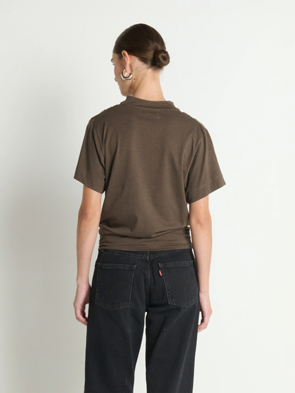 Nation-Daryl Cowlneck Tee-Espresso