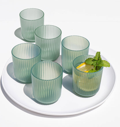 Abode Homewares by TarHong - Mesa PP Polypropylene DOF Durable BPA Free Drinkware: Blue
