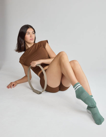 LUCKY HONEY - The Boyfriend Grip Sock: Baby Blue