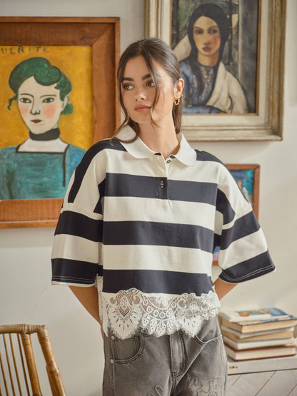 Aaron & Amber - Ace Polo Short Sleeve Pullover Shirt