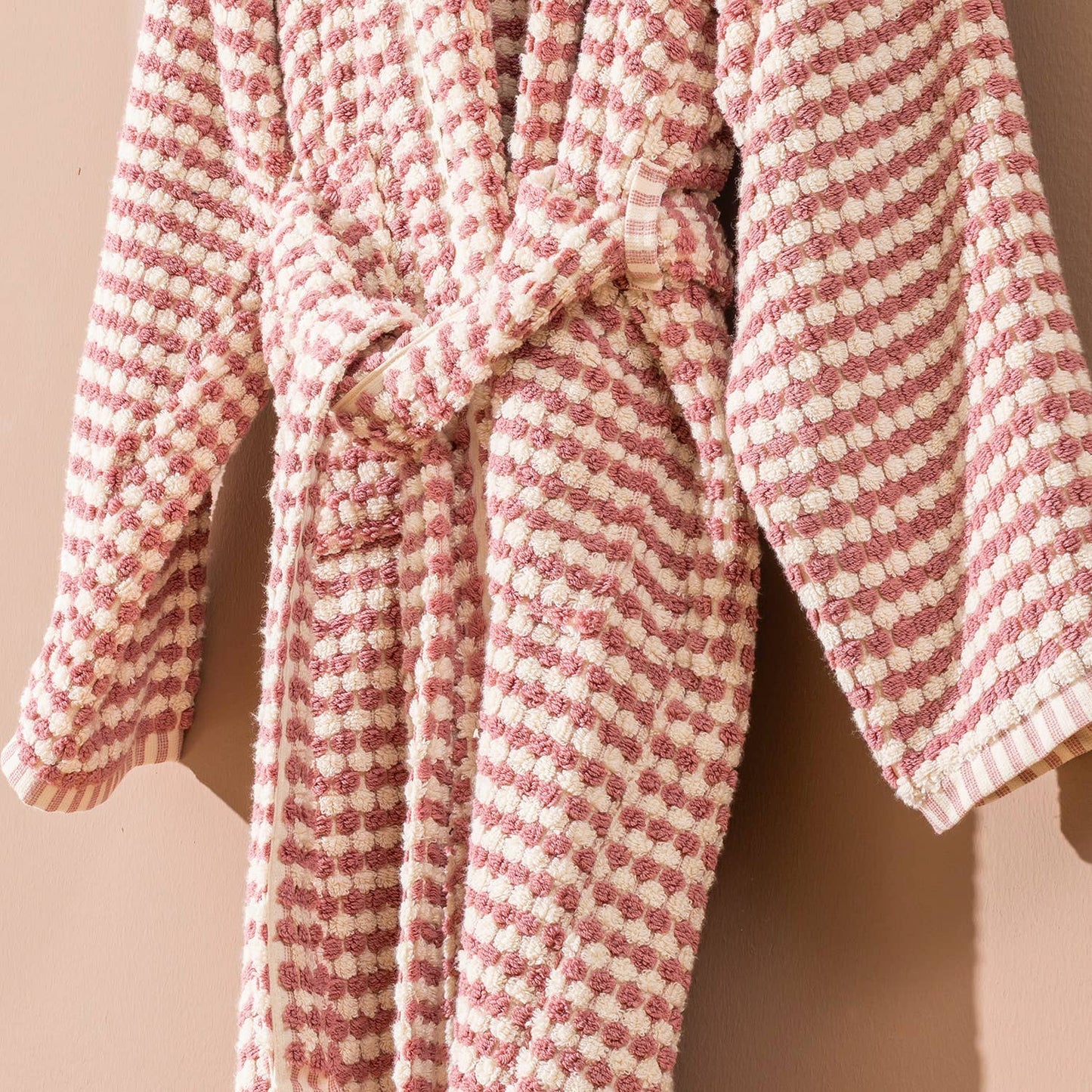 Kikoya - Pompom Bathrobe Handloom Turkish Cotton Resort Heavy Luxury: L-XL