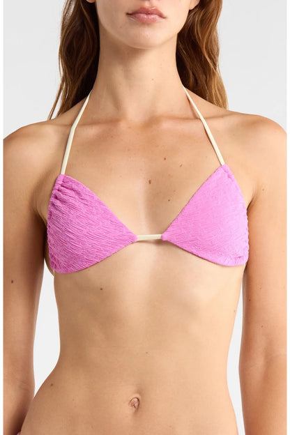 Free People-Jamie Print Triangle Bikini Top