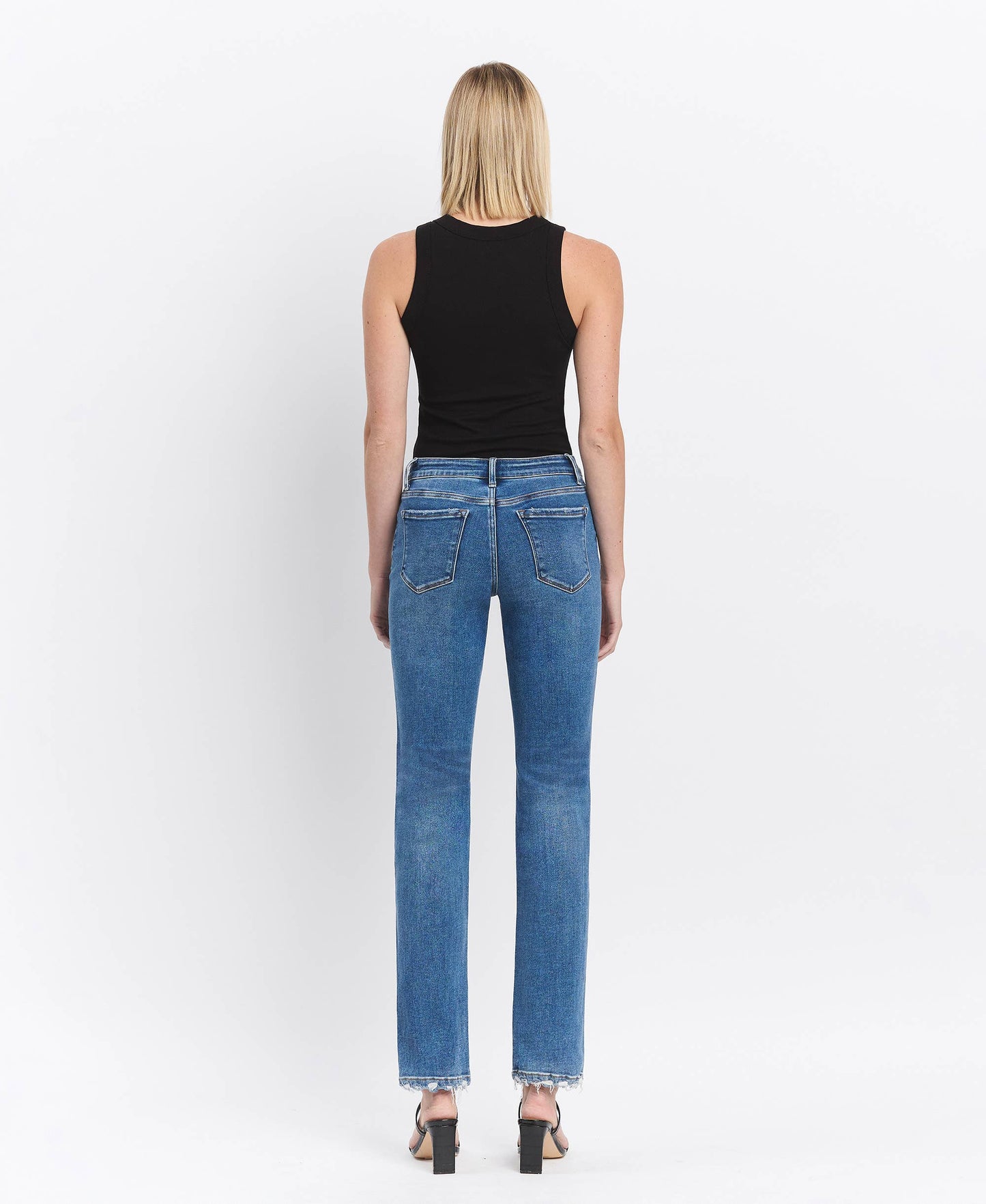 FLYING MONKEY - MID RISE REGULAR STRAIGHT JEANS