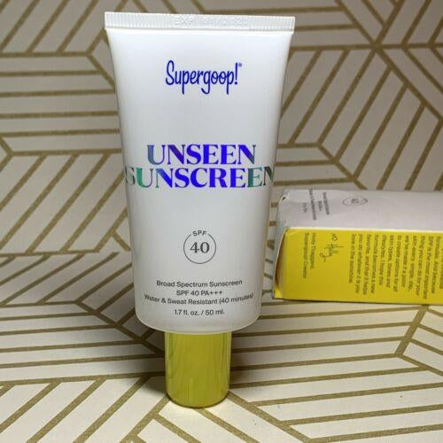 Supergoop! Unseen Sunscreen - SPF 40 - 1.7 fl oz - Invisible, Broad Spectrum Face Sunscreen - Weightless, Scentless, and Oil Free