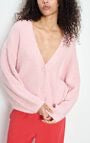 American Vintage-WOMEN'S CARDIGAN EAST- MELANGE COTTON CANDY