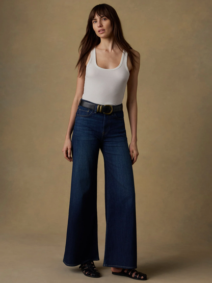 Faherty Featherweight Freestyle Tank Egret