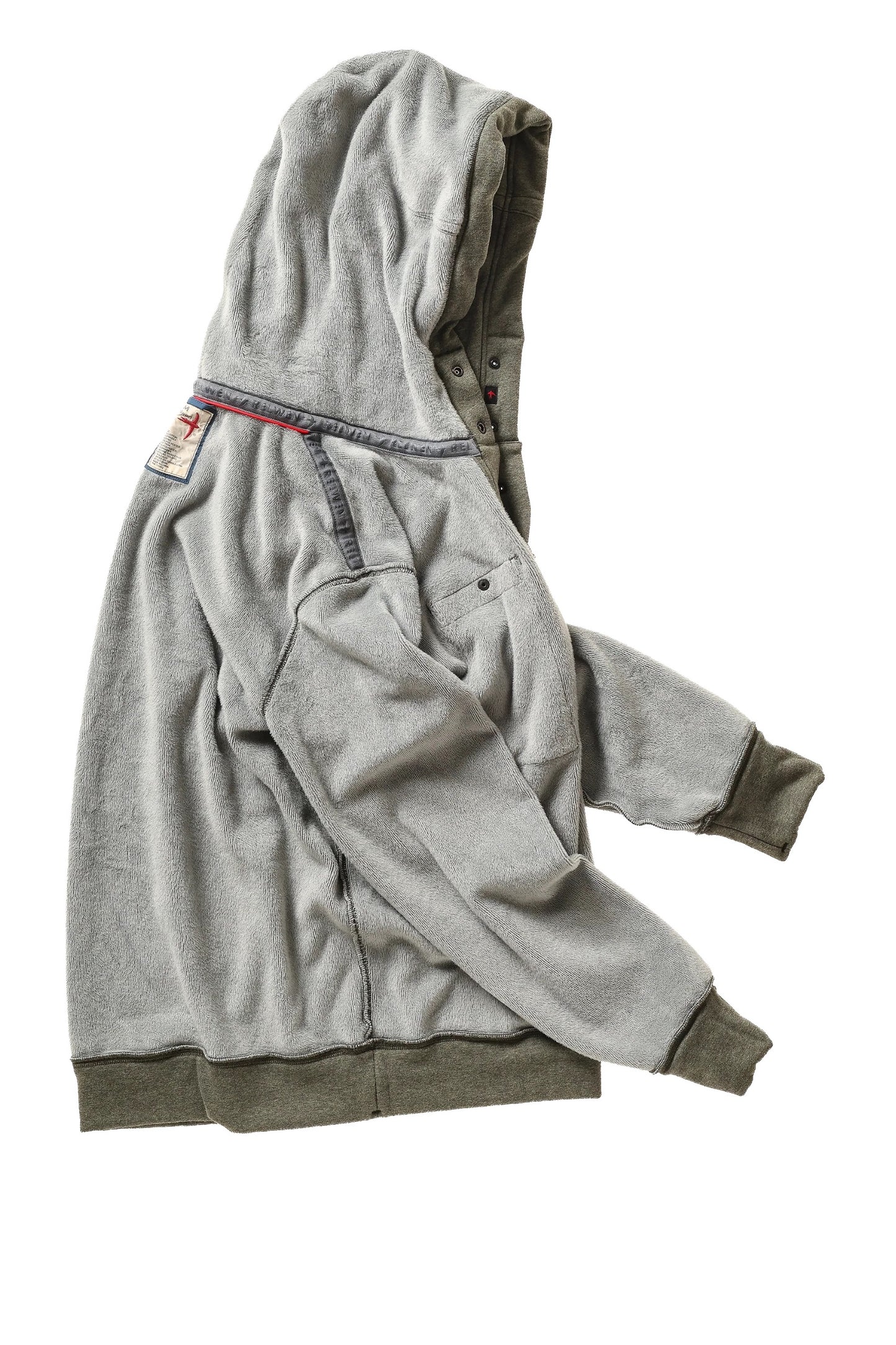 Relwen - Micropile Hoodie: Smoke Olive Heather