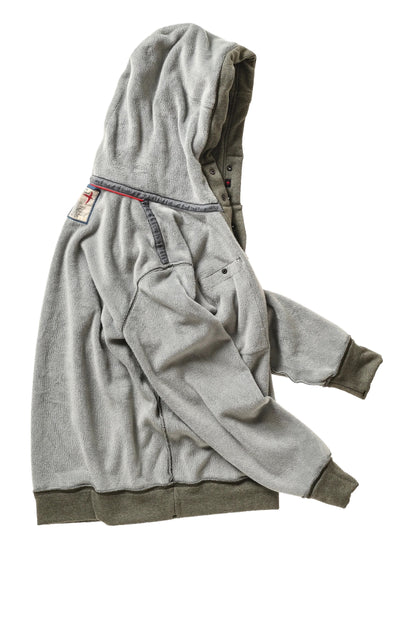 Relwen - Micropile Hoodie: Smoke Olive Heather