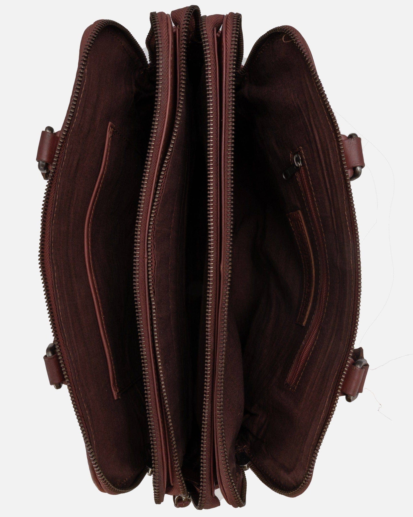 Amsterdam Heritage Leather Belts, Bags, Jackets & Apparel - Blom | Vintage Leather Laptop Bag: Dark Brown, One Size