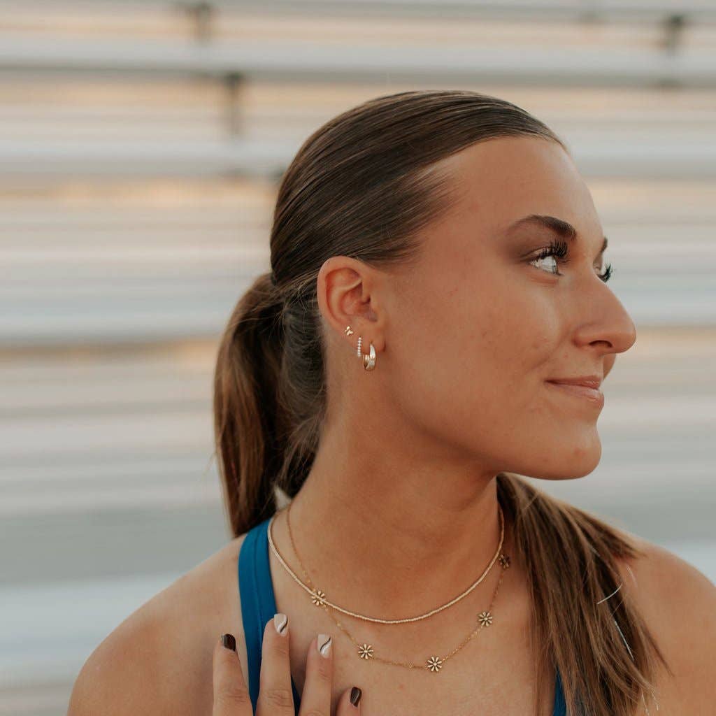 Mauve Jewelry Co. - Lexi Chunky Hoops: Silver