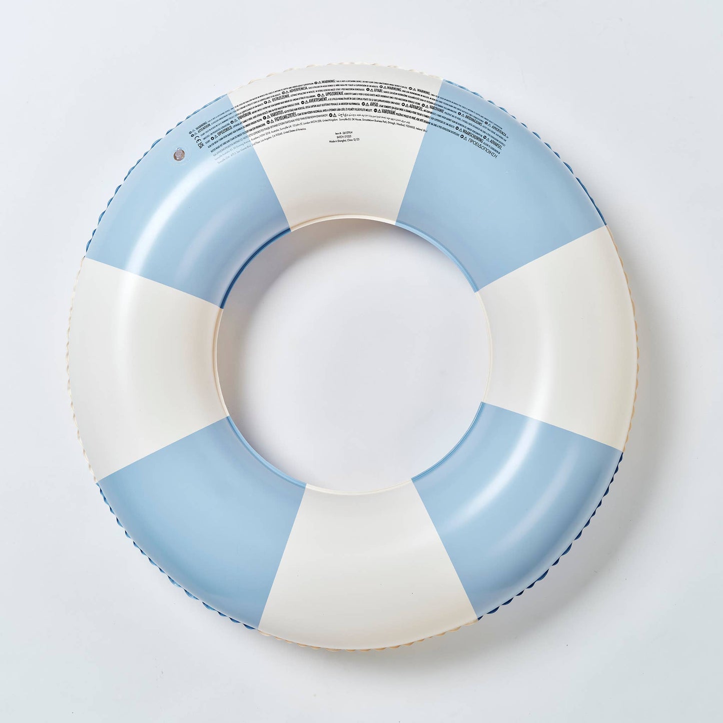 Sunnylife - Slim Tube Pool Ring La Mer Med Blue