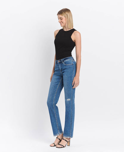 FLYING MONKEY - MID RISE REGULAR STRAIGHT JEANS