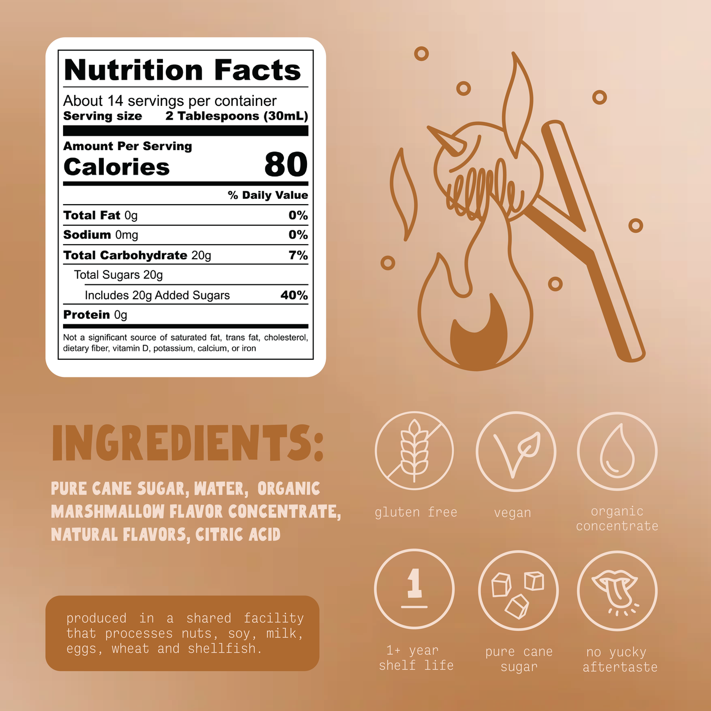 surrup. - Toasted marshmallow