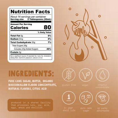 surrup. - Toasted marshmallow