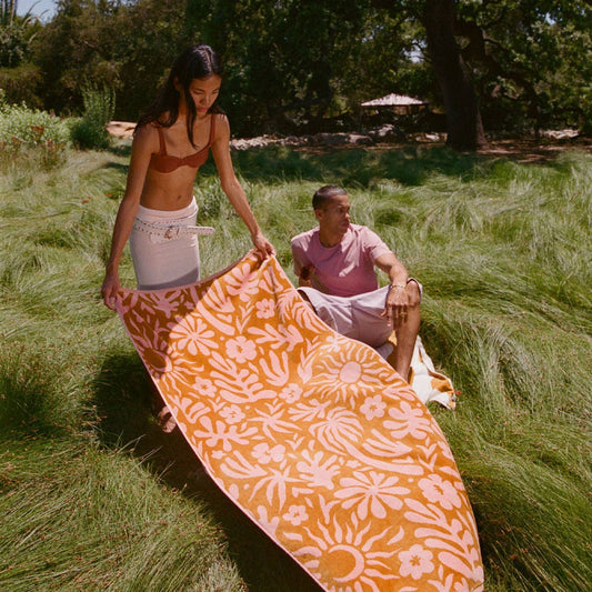 Slowtide - Sunny Premium Woven Towel - Retro
