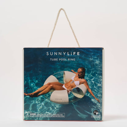 Sunnylife - Tube Pool Ring Cotton Candy Stripe