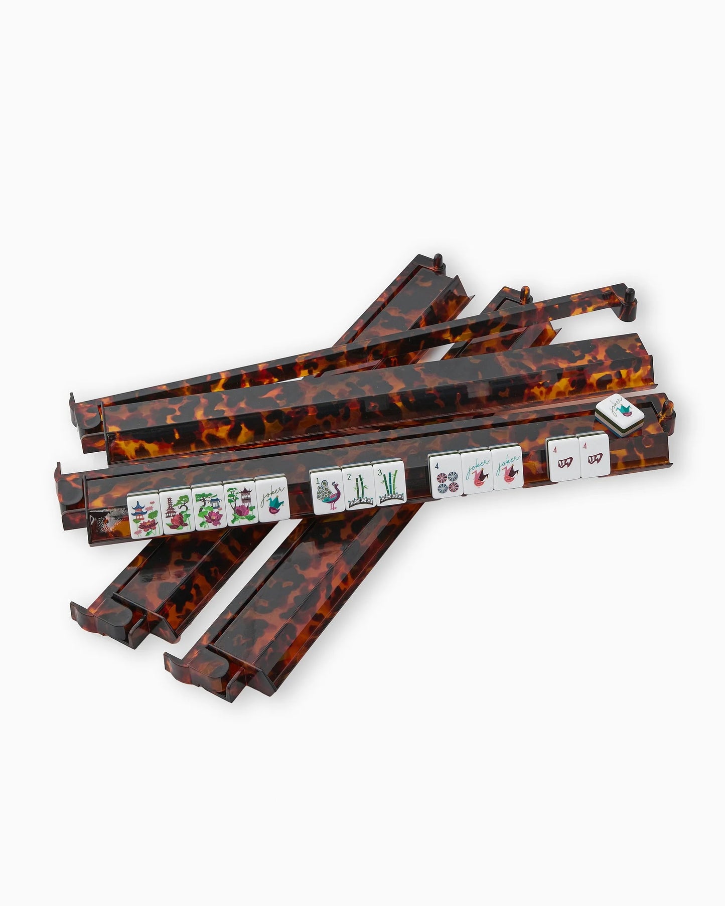 Oh My Mahjong - Tortoise Shell Rack & Pusher Set