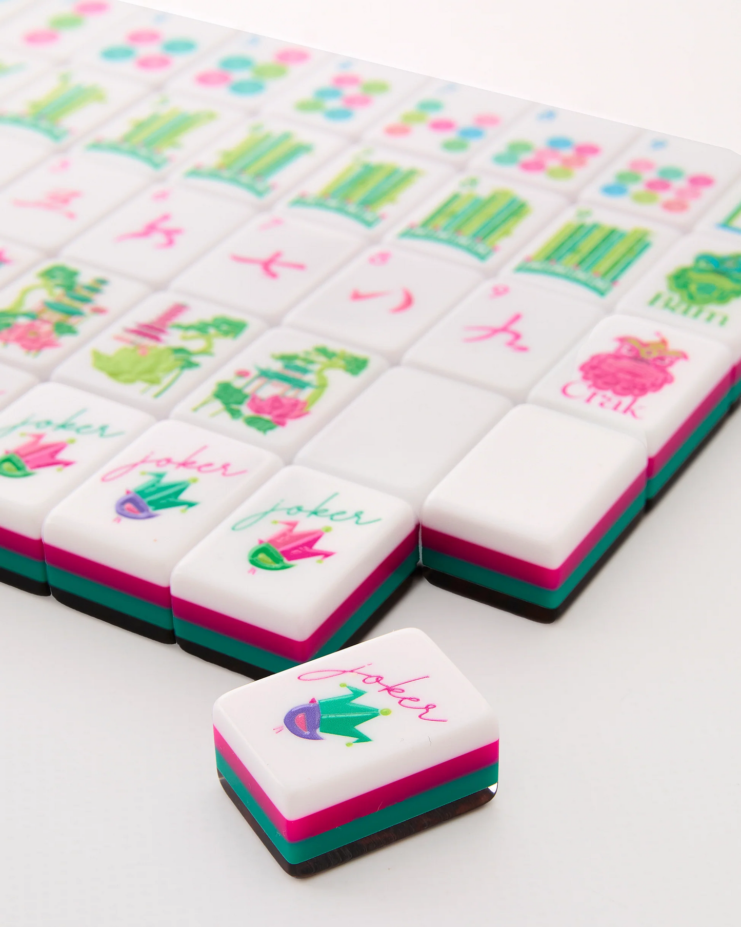 Oh My Mahjong- Glow Wild Mahjong Tile Set