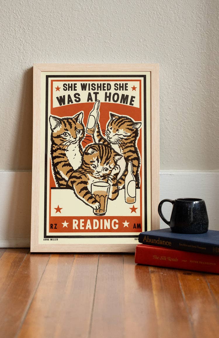 Ravi Zupa Arts - Reading Print: He, 11"x17"