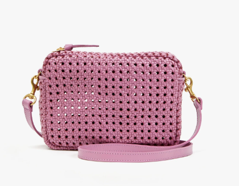 Clare V Midi Sac Wild Thistle Pink
