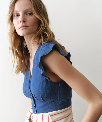 Marine Layer-CAMILA MIDI DRESS