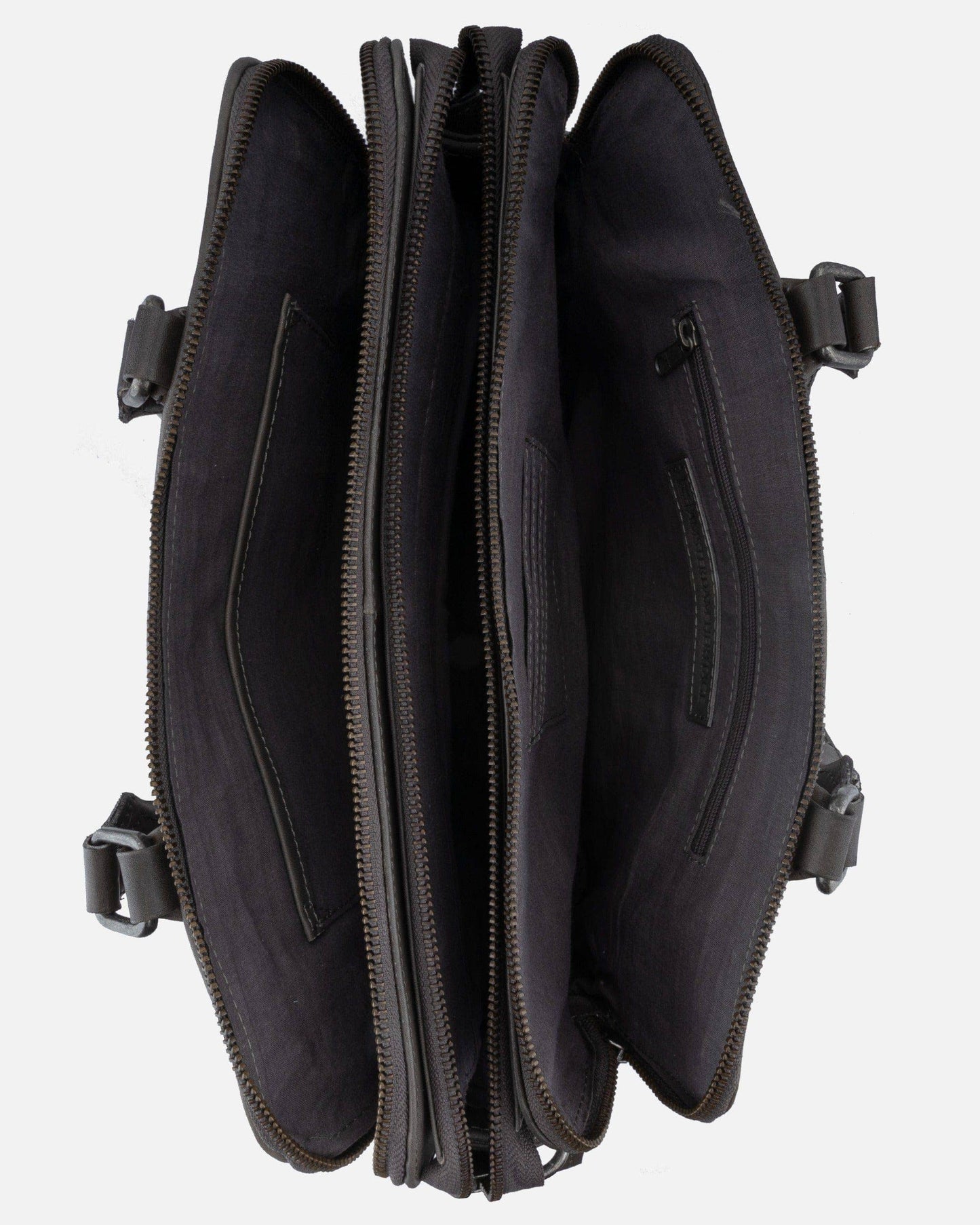 Amsterdam Heritage Leather Belts, Bags, Jackets & Apparel - Blom | Vintage Leather Laptop Bag: Dark Brown, One Size