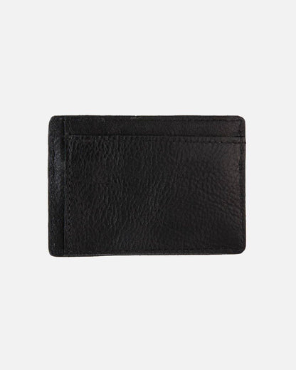Amsterdam Heritage Leather Belts, Bags, Jackets & Apparel - Kent | Black and Brown Full Grain Leather Card Holder: Tan, One Size