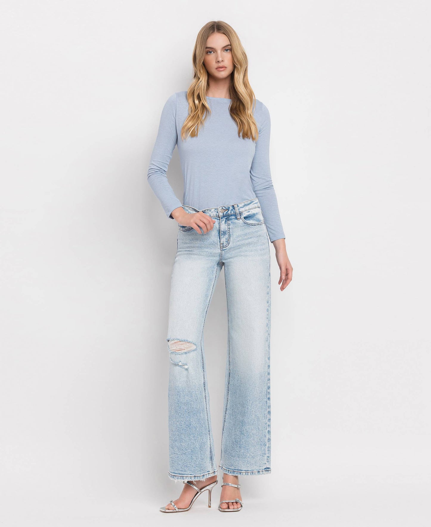 Lovervet by Vervet - Tummy Control Super High Rise Wide Leg