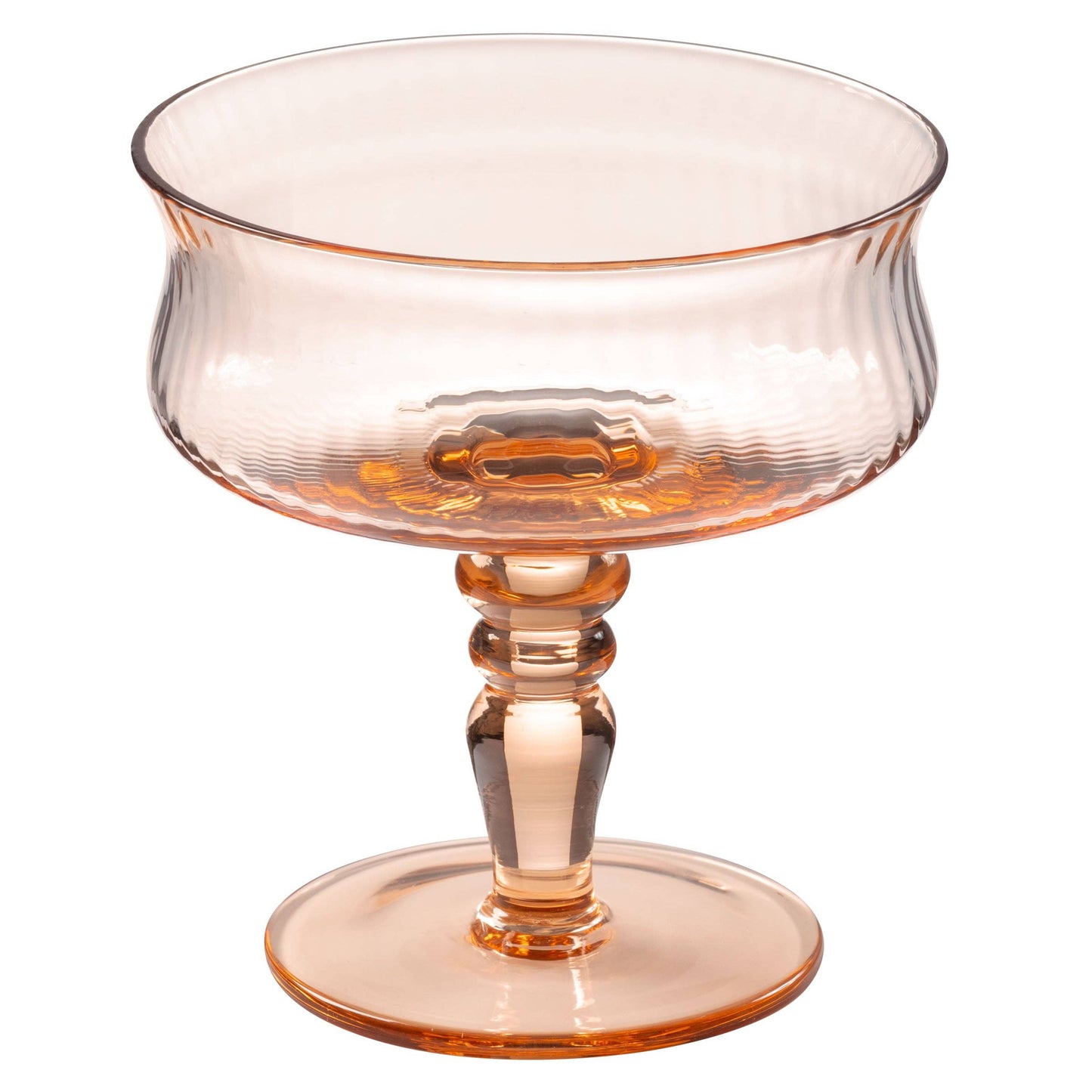 Karma - Vintage Coupe Glass: Heirloom Rose