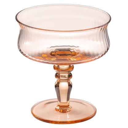 Karma - Vintage Coupe Glass: Heirloom Rose