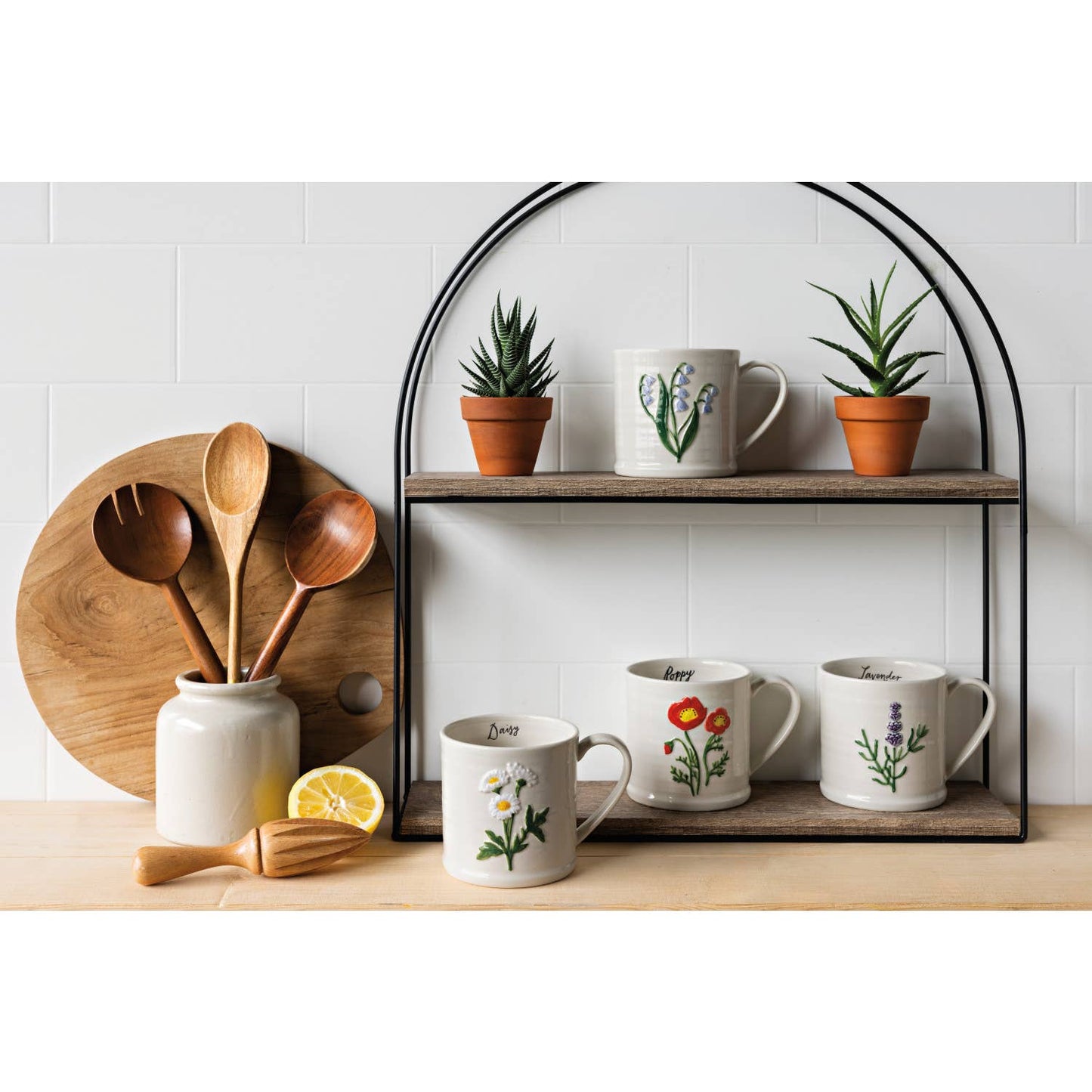 Now Designs by Danica - Lavender Embossed Mug