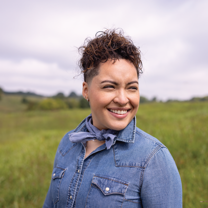 Jenni Earle - “Be Brave” Heritage Bandana – Ethically Made in USA