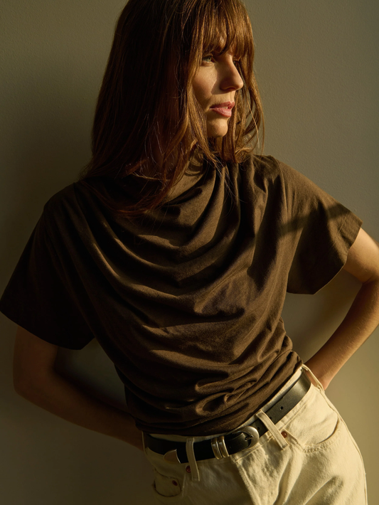 Nation-Daryl Cowlneck Tee-Espresso