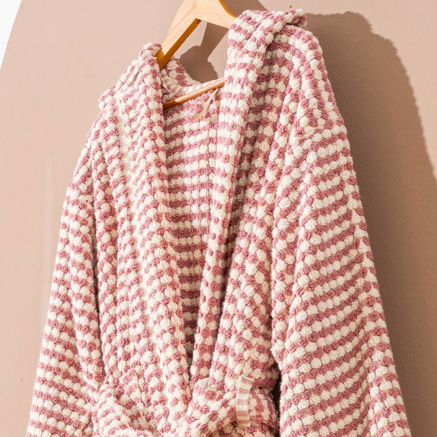 Kikoya - Pompom Bathrobe Handloom Turkish Cotton Resort Heavy Luxury: L-XL