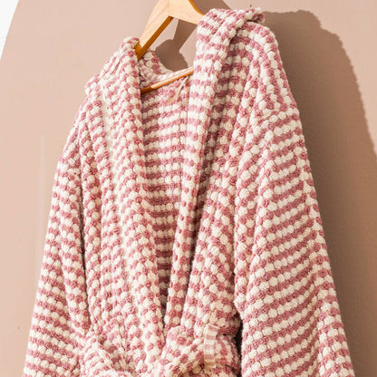 Kikoya - Pompom Bathrobe Handloom Turkish Cotton Resort Heavy Luxury: L-XL