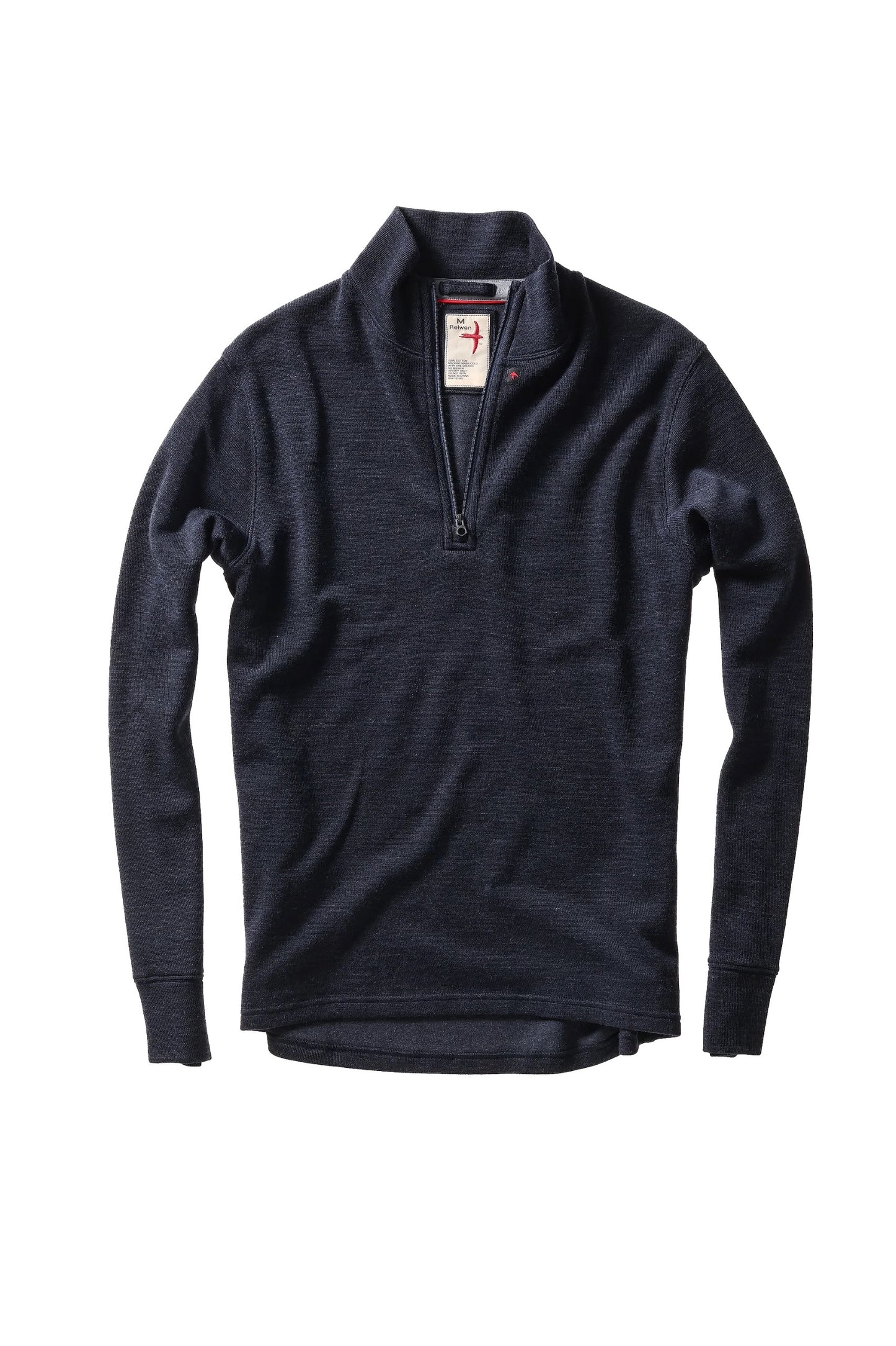 Relwen - Wool/Cotton Quarter-Zip