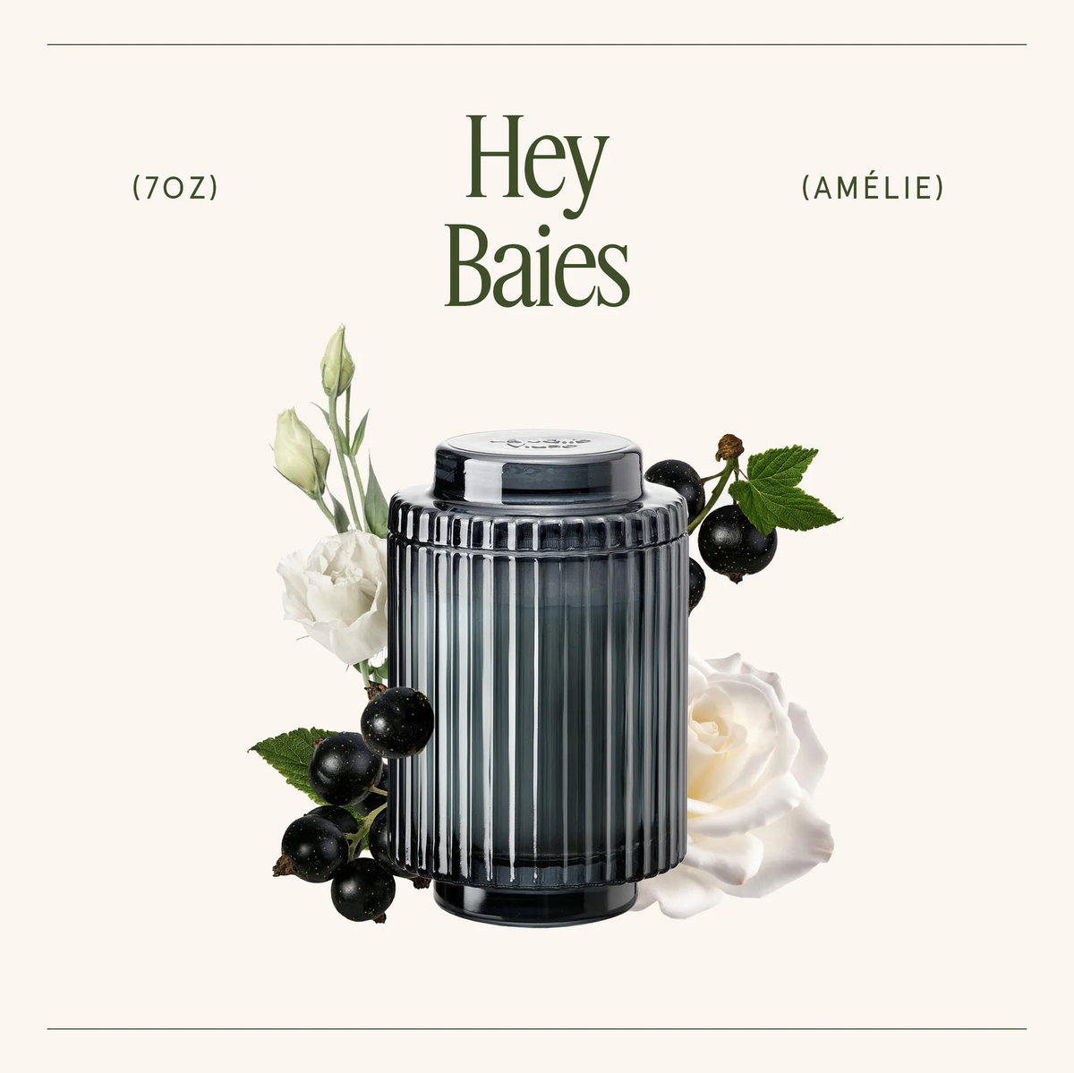 Amélie Hey Baies Candle 7oz