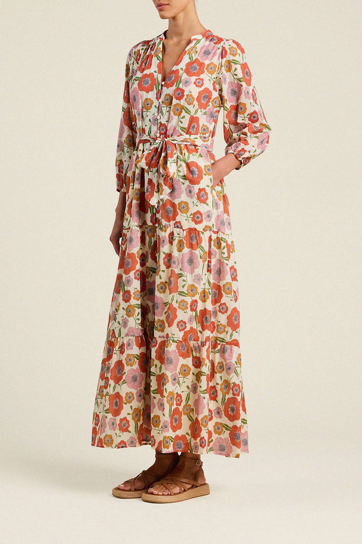 TROVATA-Lia Dress Poppy Costa
