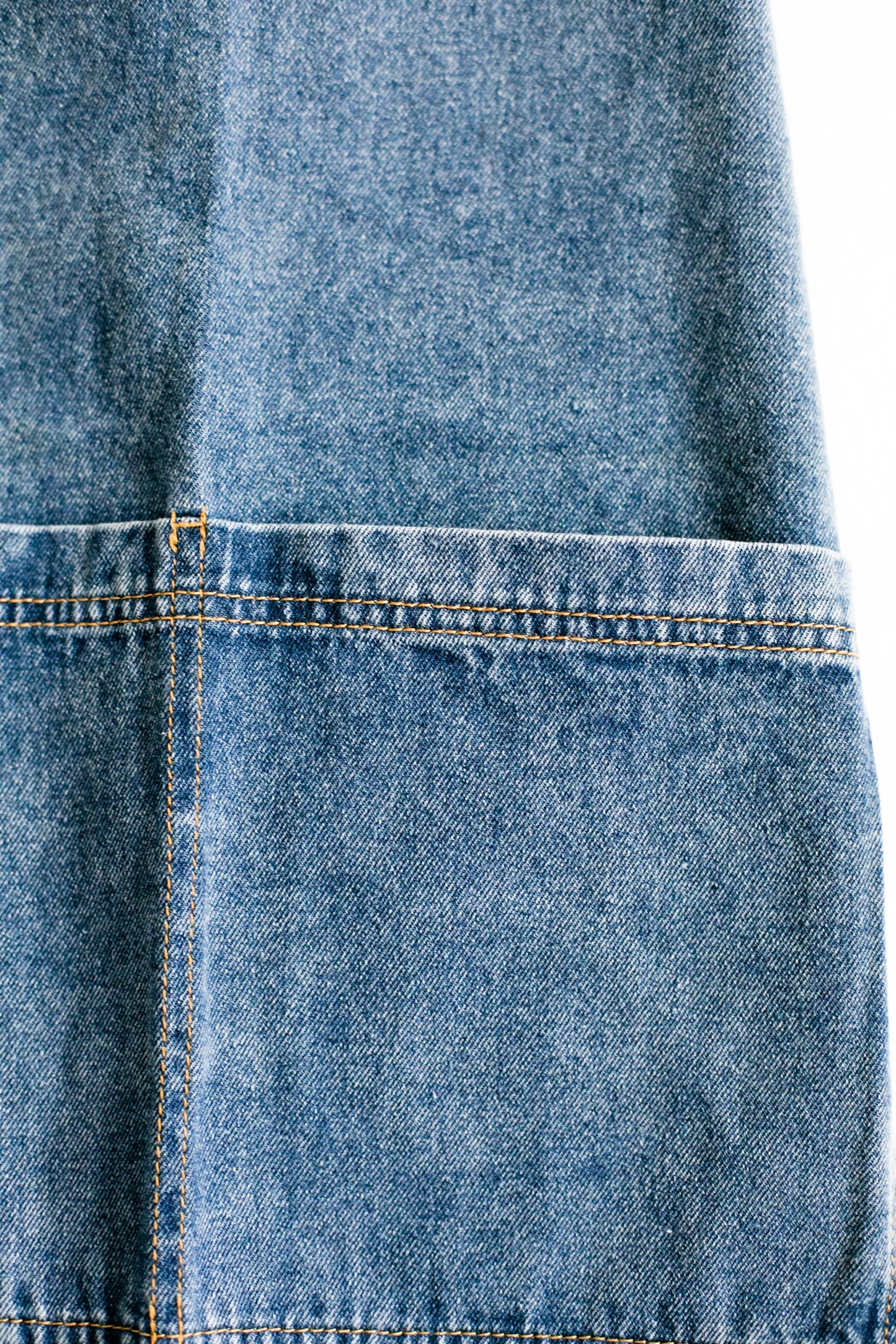 Fodory - Washed Denim Apron: Dark Blue