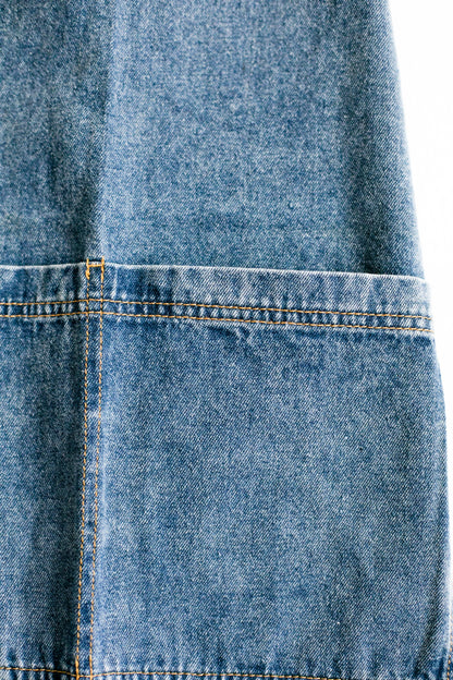 Fodory - Washed Denim Apron: Dark Blue