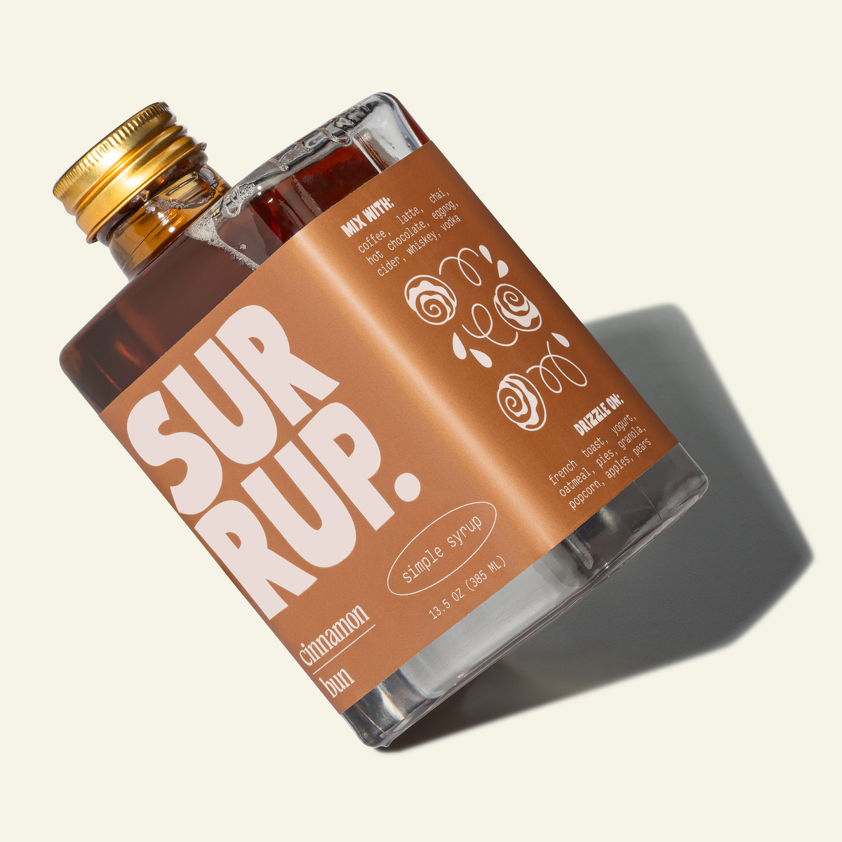 surrup. - Cinnamon bun
