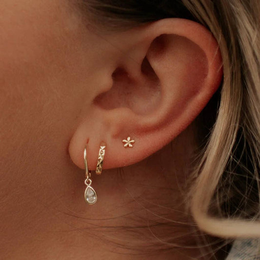 Mauve Jewelry Co. - Blossom Mini Studs: Gold
