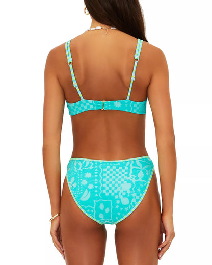 Beach Riot-Daria Bottom Aqua Haze Terry Bottom