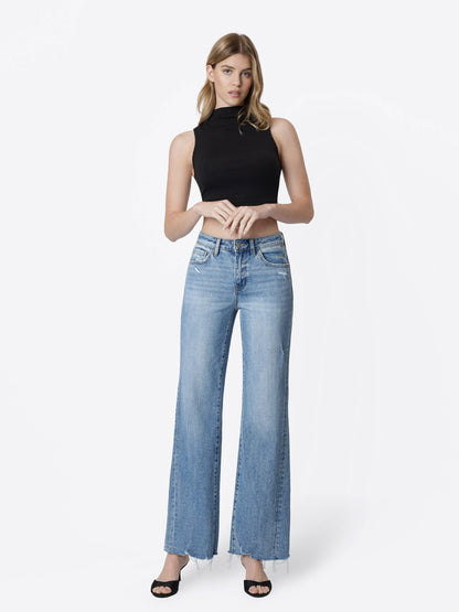 Flying Monkey - High Rise Slant Side Seam Vintage Flare Jeans