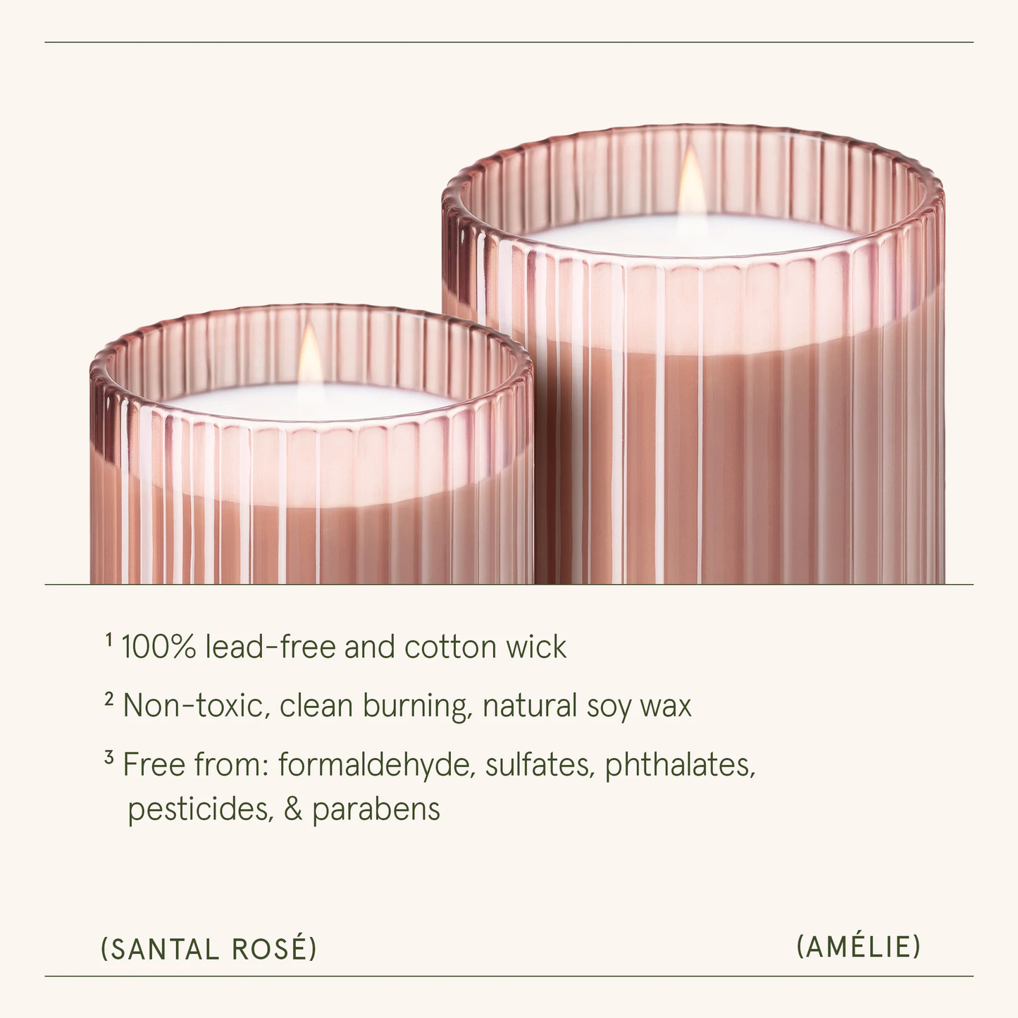 Amélie Santal Rose Candle