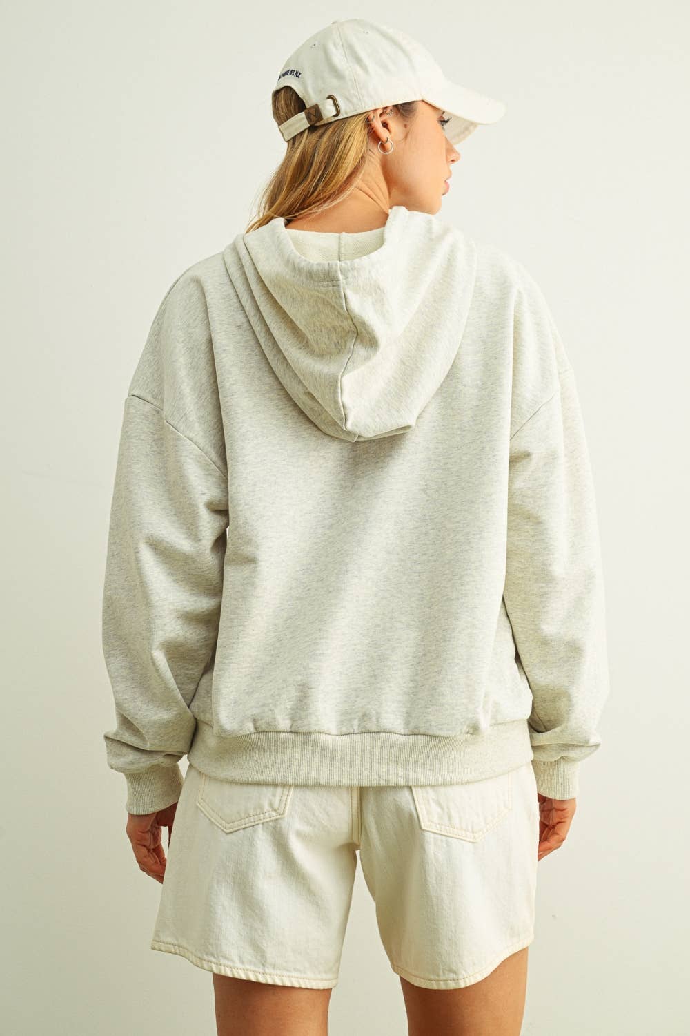 Miou Muse - USA Floral Patchwork Hoodie