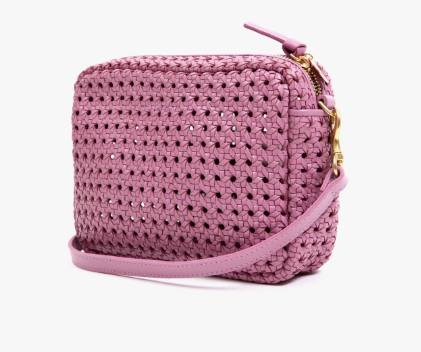 Clare V Midi Sac Wild Thistle Pink