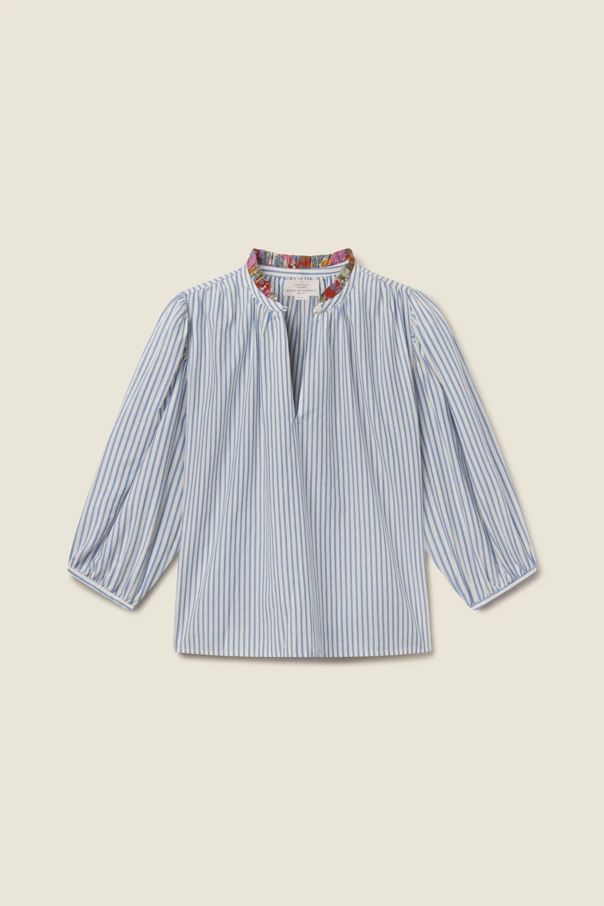 TROVATA-Orly Blouse Seaside Stripe