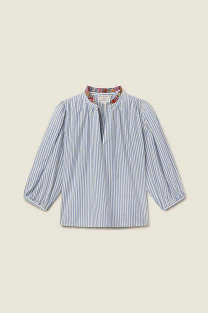 TROVATA-Orly Blouse Seaside Stripe